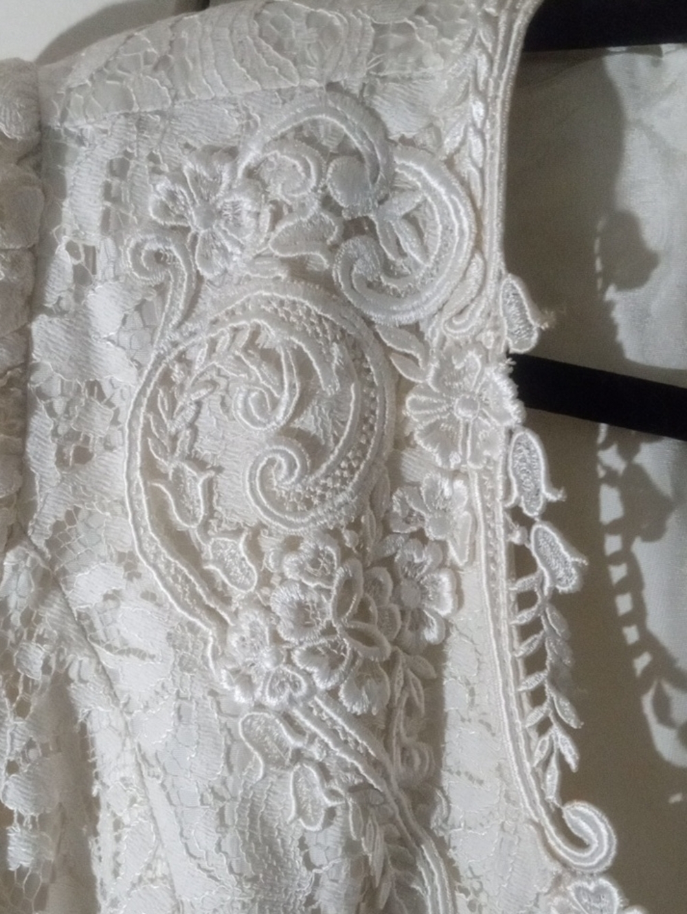 Cachet by Bari Protas Ivory Lace 2pc Skirt Suit Plus Size 22 - Picture 9 of 11